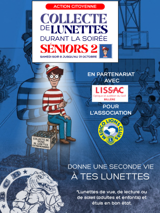 Collecte de Lunettes - LISSAC OPTIQUE x BCB